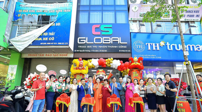 CS GLOBAL Vinh Dự Đón Nhận Danh Hiệu Top 10 Thương Hiệu Vàng Chất Lượng Quốc Tế 2026, Ra Mắt Văn Phòng Đại Diện Mới tại Hà Nội